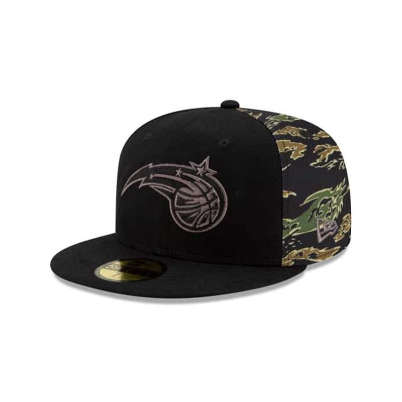 NBA Orlando Magic Camo Panel 59Fifty Fitted (GUD3273) - Black New Era Caps